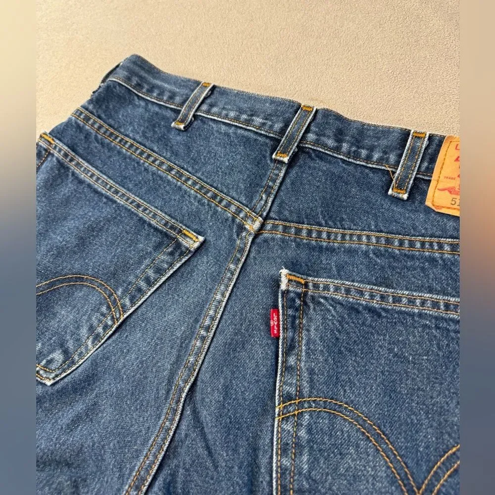 Levi's 517 Jeans Mens Size 38x27 Black Denim Classic Casual 90s Style Bootcut